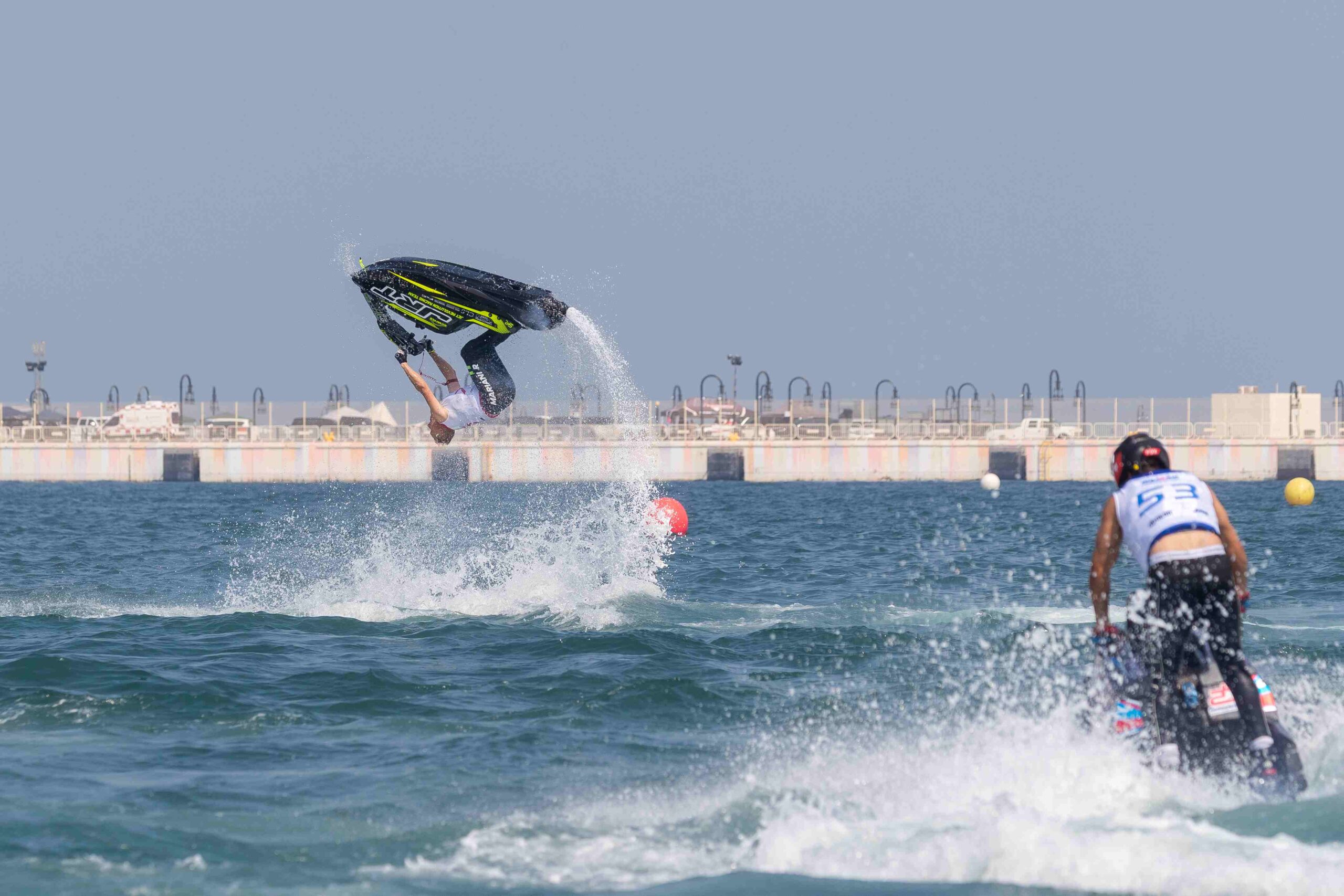 Roberto Mariani in Freestyle action in Doha.