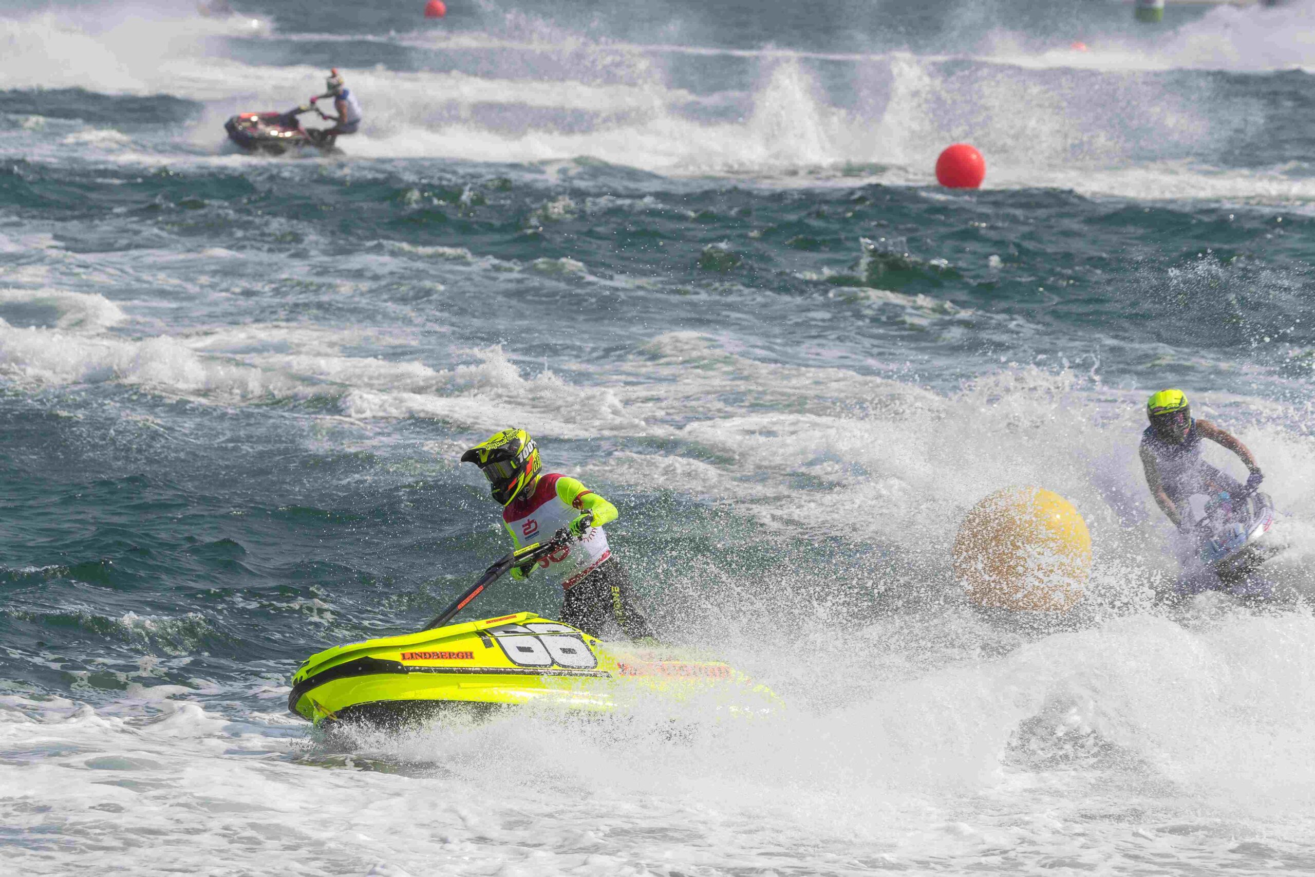 Skl Ladies GP1 action in Doha on Thursday.